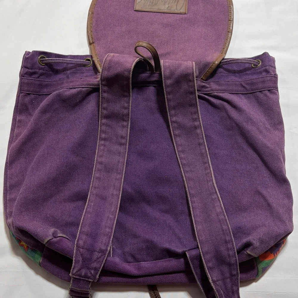Vintage Arizona Jean Co. Sun faded cinch backpack - Picture 3 of 10